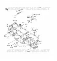 SUPPORTO DEL MOTORE per Kawasaki KVF650 4X4I 2013