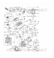 TESTATA( VF650AE002264) per Kawasaki KVF650 4X4I 2013