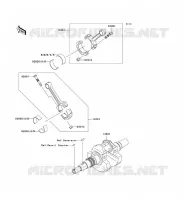 ALBERO MOTORE per Kawasaki KVF650 4X4I 2007
