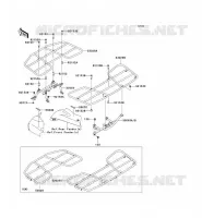 BAGAGLI (S) per Kawasaki KVF650 4X4I 2007