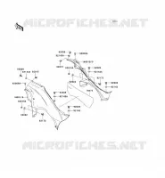 CUFFIA SIDE per Kawasaki KVF650 4X4I 2007