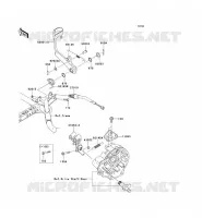 PEDALE DEL FRENO per Kawasaki KVF650 4X4I 2007