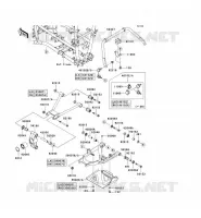 SOSPENSIONE POSTERIORE per Kawasaki KVF650 4X4I 2007
