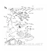 TELAIO MATERIALE ELETTRICO per Kawasaki KVF650 4X4I 2007