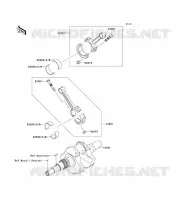 ALBERO MOTORE per Kawasaki KVF750 4X4 2005