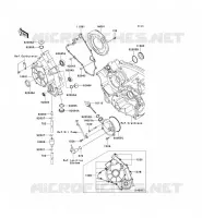 Coperchi motore per Kawasaki KVF750 4X4 2005