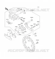 FRENO ANTERIORE per Kawasaki KVF750 4X4 2005