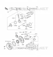 MOTORINO DI AVVIAMENTO per Kawasaki KVF750 4X4 2005
