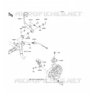 PEDALE DEL FRENO per Kawasaki KVF750 4X4 2005