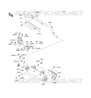 SCARICO per Kawasaki KVF750 4X4 2005