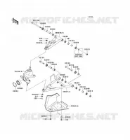 SOSPENSIONE ANTERIORE   AMMORTIZZATORE per Kawasaki KVF750 4X4 2005