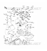 TELAIO MATERIALE ELETTRICO per Kawasaki KVF750 4X4 2005