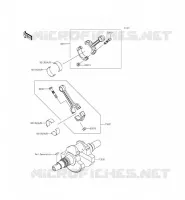 ALBERO MOTORE per Kawasaki BRUTE FORCE 750 4X4I EPS 2015