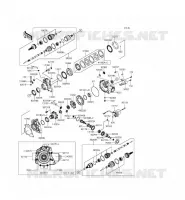 ANTERIORE ALBERO per Kawasaki BRUTE FORCE 750 4X4I EPS 2015