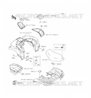 ETICHETTE per Kawasaki BRUTE FORCE 750 4X4I EPS 2015