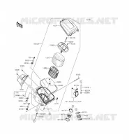 FILTRO DELL'ARIA per Kawasaki BRUTE FORCE 750 4X4I EPS 2015