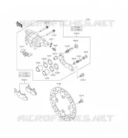 FRENO ANTERIORE per Kawasaki BRUTE FORCE 750 4X4I EPS 2015