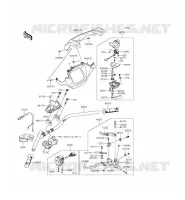 MANUBRIO per Kawasaki BRUTE FORCE 750 4X4I EPS 2015