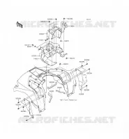 PARAFANGO POSTERIORE per Kawasaki BRUTE FORCE 750 4X4I EPS 2015