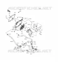 RADIATORE per Kawasaki BRUTE FORCE 750 4X4I EPS 2015