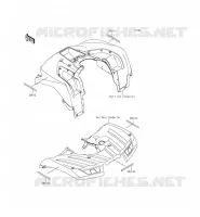 RIFLETTORE(CN) per Kawasaki BRUTE FORCE 750 4X4I EPS 2015