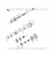 TRASMISSIONE per Kawasaki BRUTE FORCE 750 4X4I EPS 2015