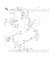 INDICATORI per Kawasaki ELIMINATOR 125 1998