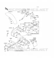 PARAFANGO per Kawasaki ELIMINATOR 125 1998