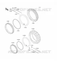 PNEUMATICI per Kawasaki ELIMINATOR 125 1998
