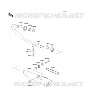 SCARICO per Kawasaki ELIMINATOR 125 1998