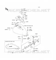 SERBATOIO DI CARBURANTE per Kawasaki ELIMINATOR 125 1998