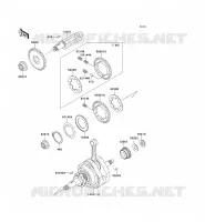 ALBERO MOTORE per Kawasaki ELIMINATOR 125 1999