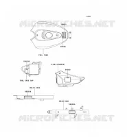 ETICHETTE per Kawasaki ELIMINATOR 125 1999