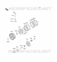 FRIZIONE per Kawasaki ELIMINATOR 125 1999