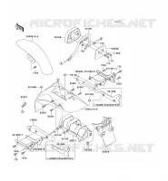 PARAFANGO per Kawasaki ELIMINATOR 125 1999