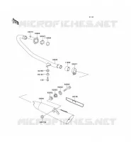 SCARICO per Kawasaki ELIMINATOR 125 1999