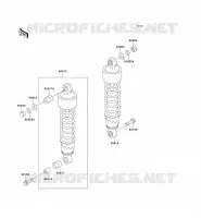 SOSPENSIONI   AMMORTIZZATORE per Kawasaki ELIMINATOR 125 1999