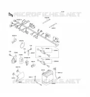 TELAIO MATERIALE ELETTRICO per Kawasaki ELIMINATOR 125 1999