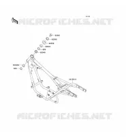 TELAIO per Kawasaki ELIMINATOR 125 1999