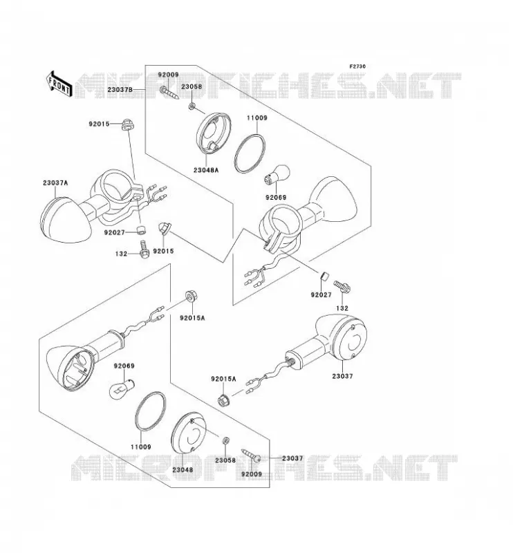 INDICATORI Kawasaki MOTOS 125 1999 ELIMINATOR 125  BN125-A2