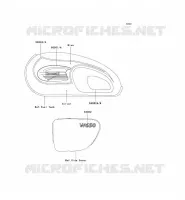 ADESIVO(BLEU/ARGENT) per Kawasaki W650 1999