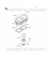 CILINDRO   PISTONE per Kawasaki W650 1999