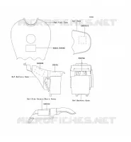 ETICHETTE per Kawasaki W650 1999