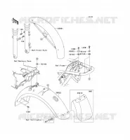 PARAFANGO per Kawasaki W650 1999