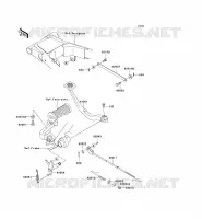 PEDALE DEL FRENO per Kawasaki W650 1999