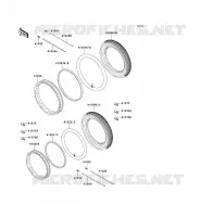 PNEUMATICI per Kawasaki W650 1999