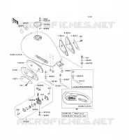 SERBATOIO DI CARBURANTE per Kawasaki W650 1999