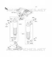 SOSPENSIONI   AMMORTIZZATORE per Kawasaki W650 1999