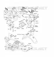Staffa della batteria per Kawasaki W650 1999