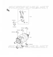 ALBERO MOTORE per Kawasaki VULCAN S ABS 2015